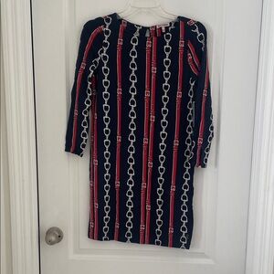 Juicy Couture Long Sleeve Dress with Chain Pattern